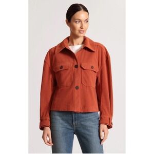NWT Avec Les Filles Relaxed Corduroy Shacket Size Medium